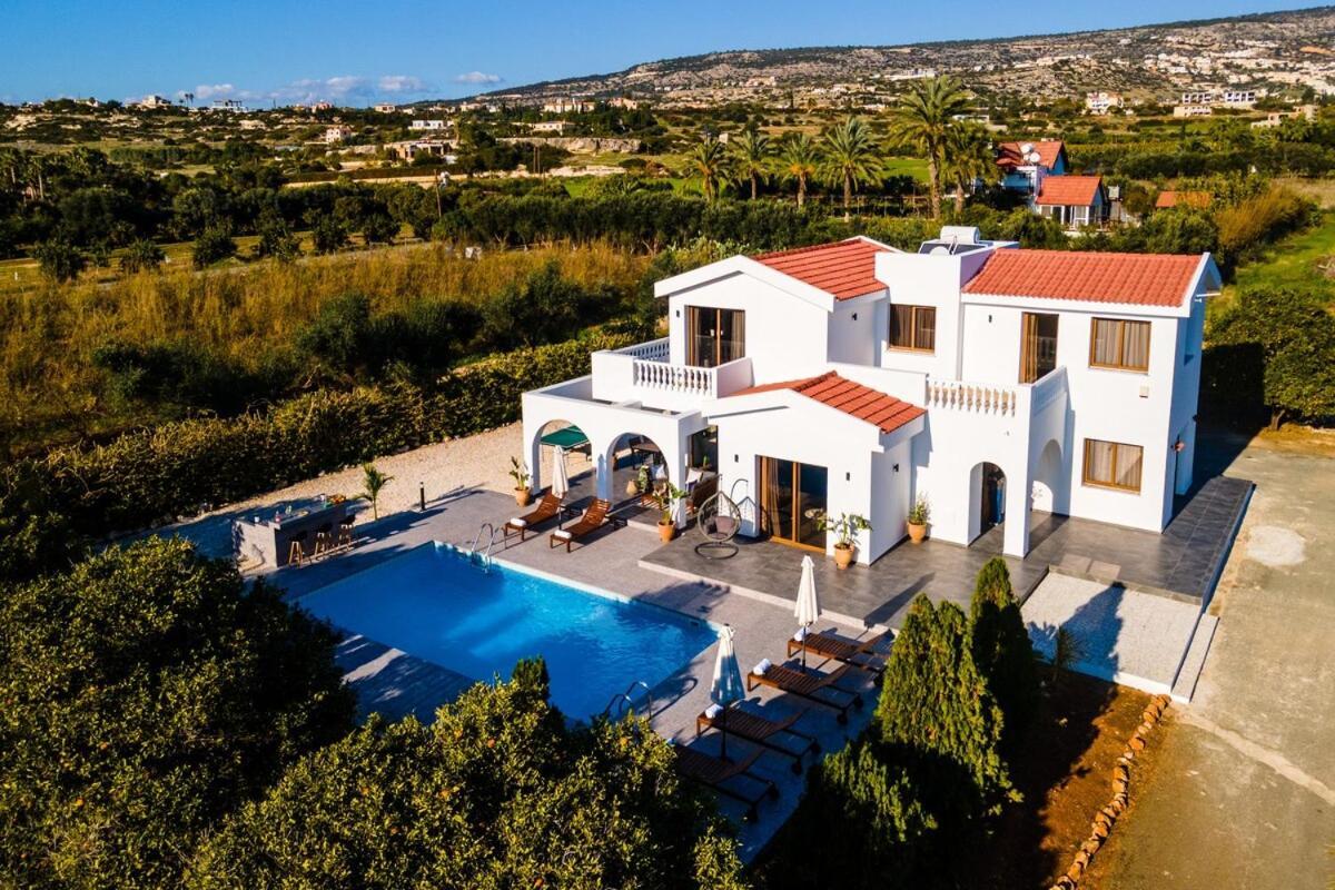 Cocoon Luxury Villa In Coral Bay-3 Min To Beach Pegeia Exterior foto